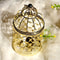 Vintage Moroccan Metal Bird Cage Lantern Candle Holder Gold Silver Wedding Centerpiece 2