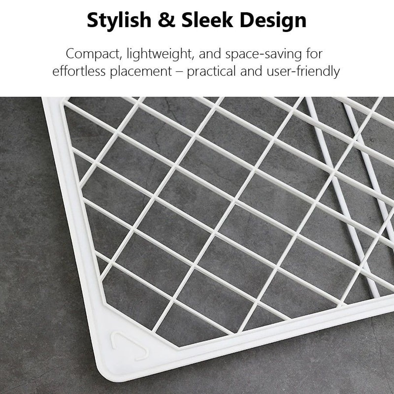 EveryDay FoldUp Organizer Shelf SpaceSaving Kitchen Bathroom Storage Rack 4