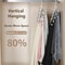 SmartSpace MultiLayer Folding Pants Rack Wardrobe Clip Organizer 3