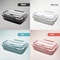 Daily Fresh Stainless Steel Bento Lunch Box LeakProof MultiCompartment Meal Container 0