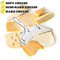 Premium Adjustable Cheese Slicer Aluminum Alloy Wire Cutter For Soft SemiHard Cheese 7
