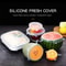 EcoSeal Silicone StretchLid Set 6Piece Universal Food Covers 0