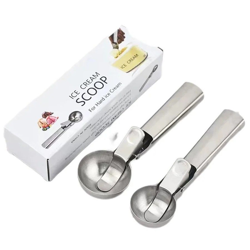 Stainless Steel DualPurpose Ice Cream Fruit Scoop 6