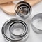 Premium Stainless Steel Round Biscuit Dumpling Cutter 5Piece Set DIY Pastry Dough Ring Mold 1