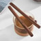 Walnut Wood LongHandle Mixing Spoon Creative Wooden Coffee Dessert Stirrer 4