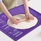 Premium Silicone Pastry Baking Mat NonStick Dough Rolling Mat With Measurements Guide 0