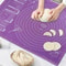 Premium Silicone Pastry Baking Mat NonStick Dough Rolling Mat With Measurements Guide 2