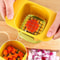 Everyday Chef HandPress Vegetable FrenchFries Cutter Cucumber Potato Slicer Deluxe 4