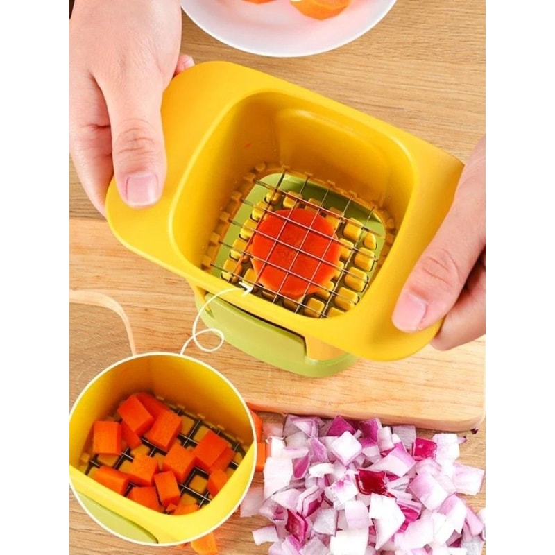 Everyday Chef HandPress Vegetable FrenchFries Cutter Cucumber Potato Slicer Deluxe 4