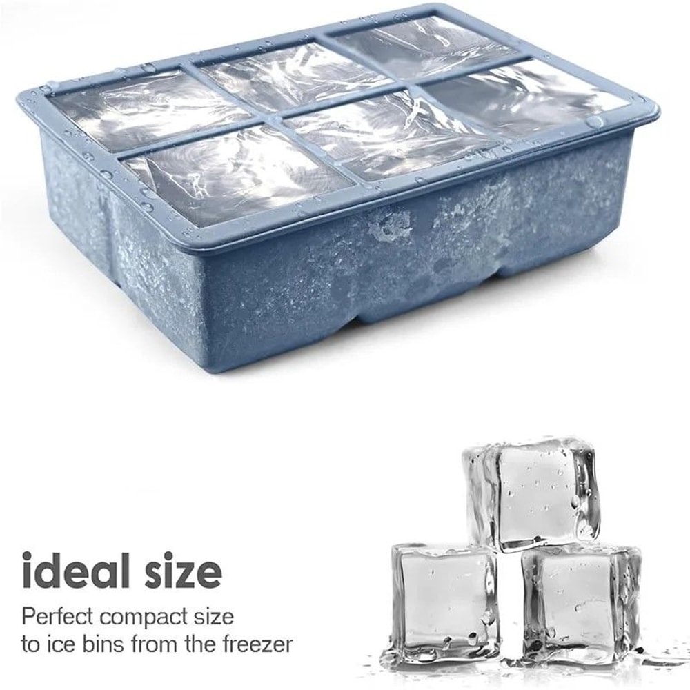ArcticSquare Premium Silicone Ice Cube Tray With LeakProof Lid 3