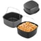 AirFryer Easy Bake NonStick Tray Basket Set Premium Cake Baking Pan For Air Fryer Accessories 8