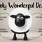 Sheepy StandUp Toilet Paper Holder Whimsical Freestanding Sheep Toilet Paper Holder Bathroom Deco