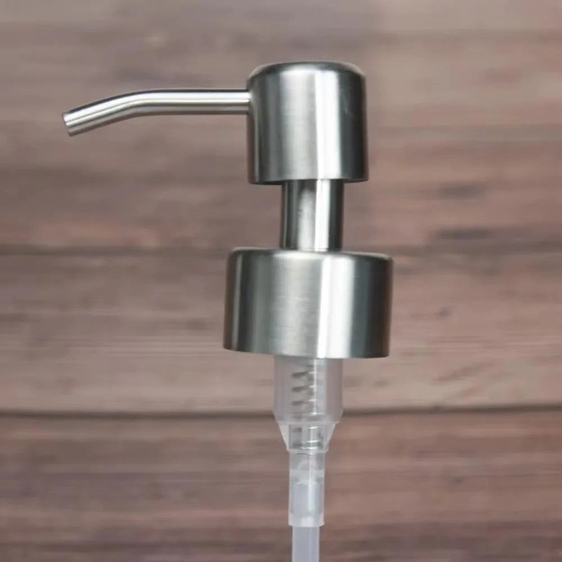 Premium 304 Stainless Steel Soap Pump Dispenser Head Durable Replacement For Kitchen Bathroom 6