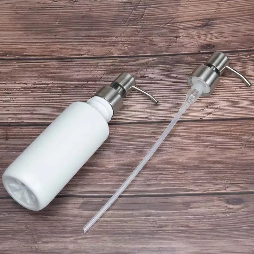 Premium 304 Stainless Steel Soap Pump Dispenser Head Durable Replacement For Kitchen Bathroom 3
