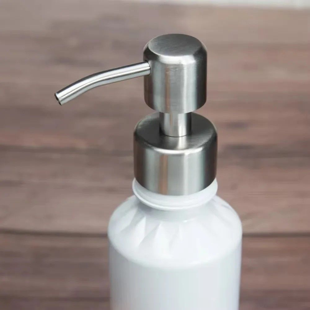 Premium 304 Stainless Steel Soap Pump Dispenser Head Durable Replacement For Kitchen Bathroom 4
