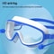 HydroVista Pro Wide Vision Silicone Swim Goggles With Earplug Combo Large Frame HD AntiFog Swim Eye 5