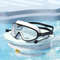 HydroVista Pro Wide Vision Silicone Swim Goggles With Earplug Combo Large Frame HD AntiFog Swim Eye 1