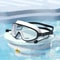 HydroVista Pro Wide Vision Silicone Swim Goggles With Earplug Combo Large Frame HD AntiFog Swim Eye 1