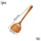 NaturalWood LongHandle Cooking Spatula Premium Wooden Turner For Nonstick Cookware 4