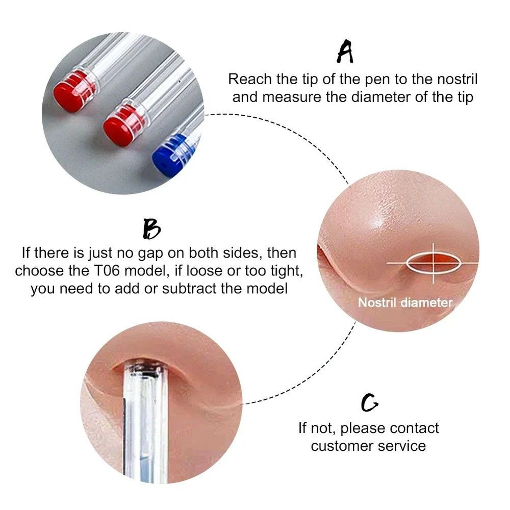 Premium Silicone Nostril Support Correction Clip PostRhinoplasty Recovery Aid 4