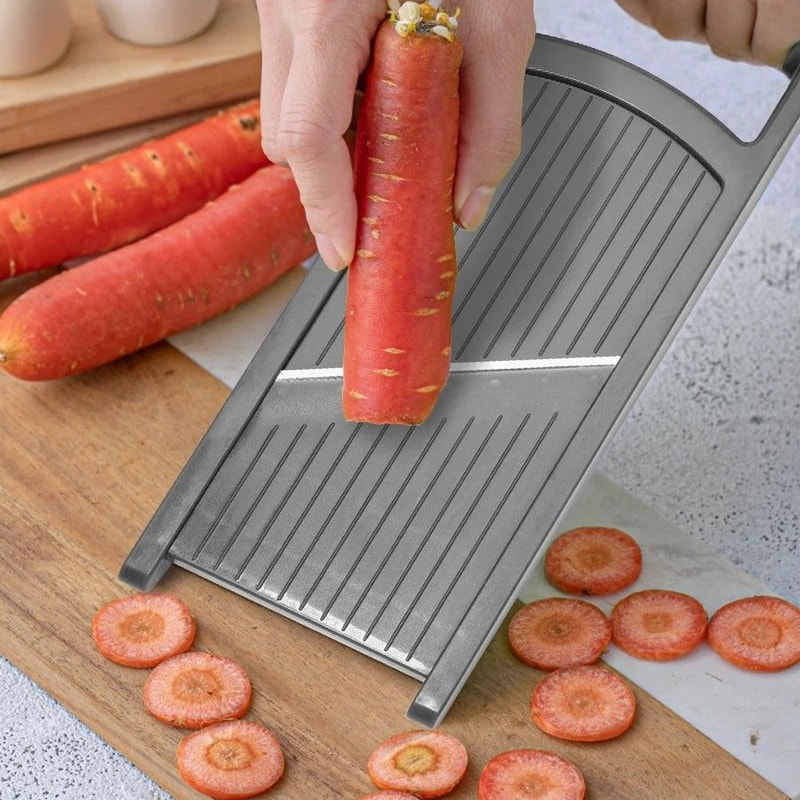 SliceMaster Pro Stainless Steel Vegetable Potato Handheld Slic 9
