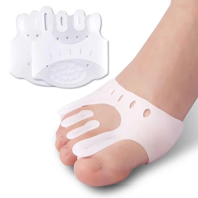 ComfortStride Gel Bunion Corrector Toe Separator Pair Forefoot Pain Relief Hallux Valgus Pad 0