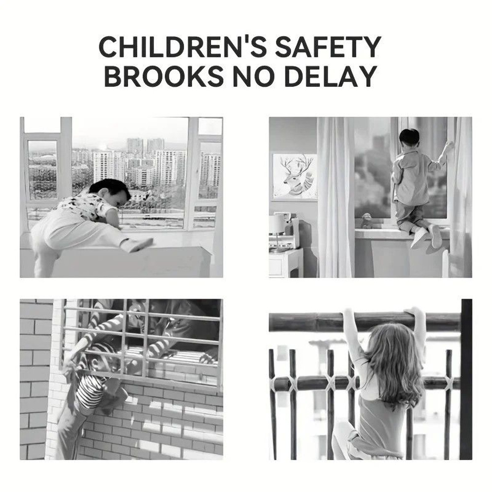 AdjustLock Sliding Door Window Strap Security ChildSafety Lock For Homes 4