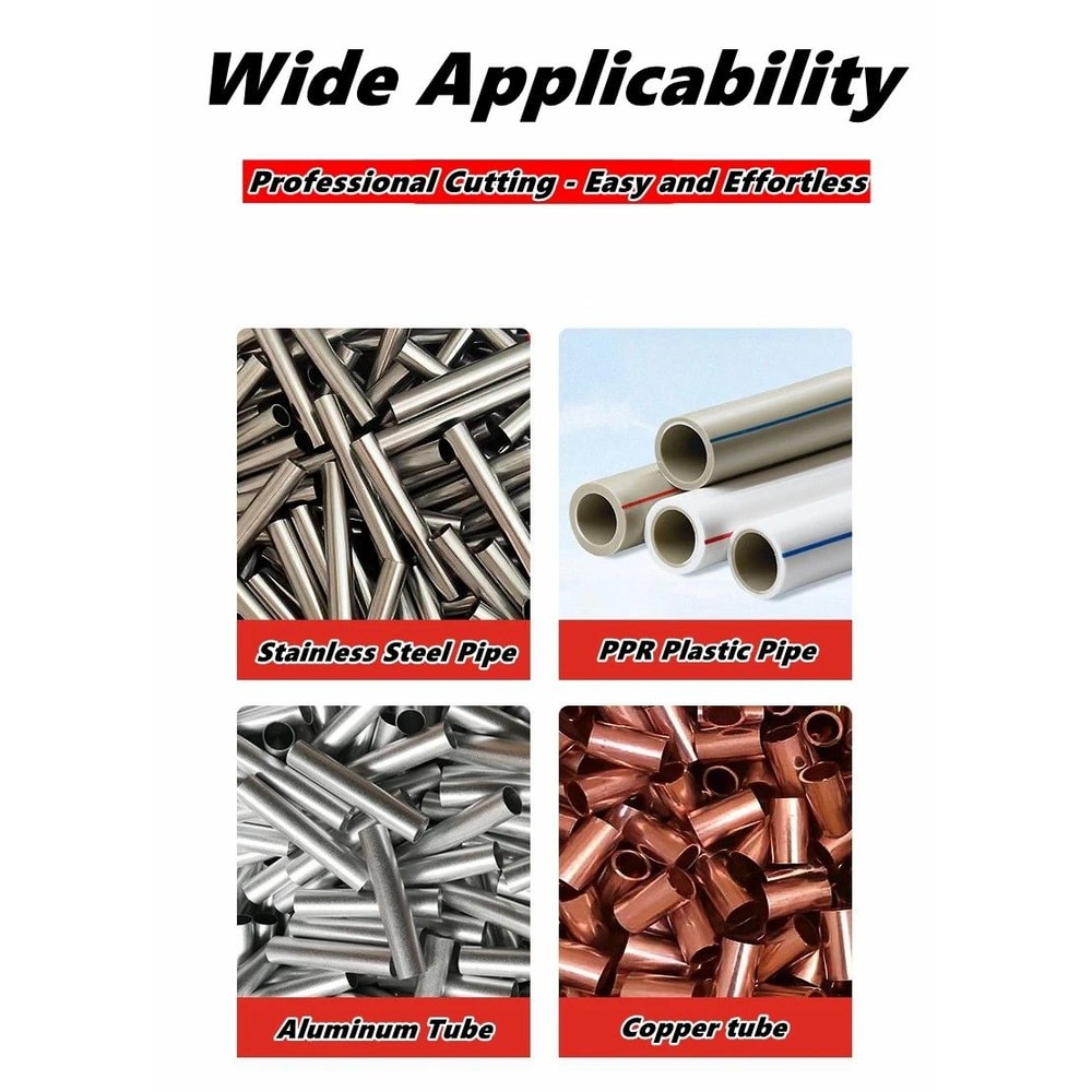 Universal Pro Ratcheting Tubing Cutter Precision Pipe Cutter 829 Mm For Copper Aluminium Stainles 7