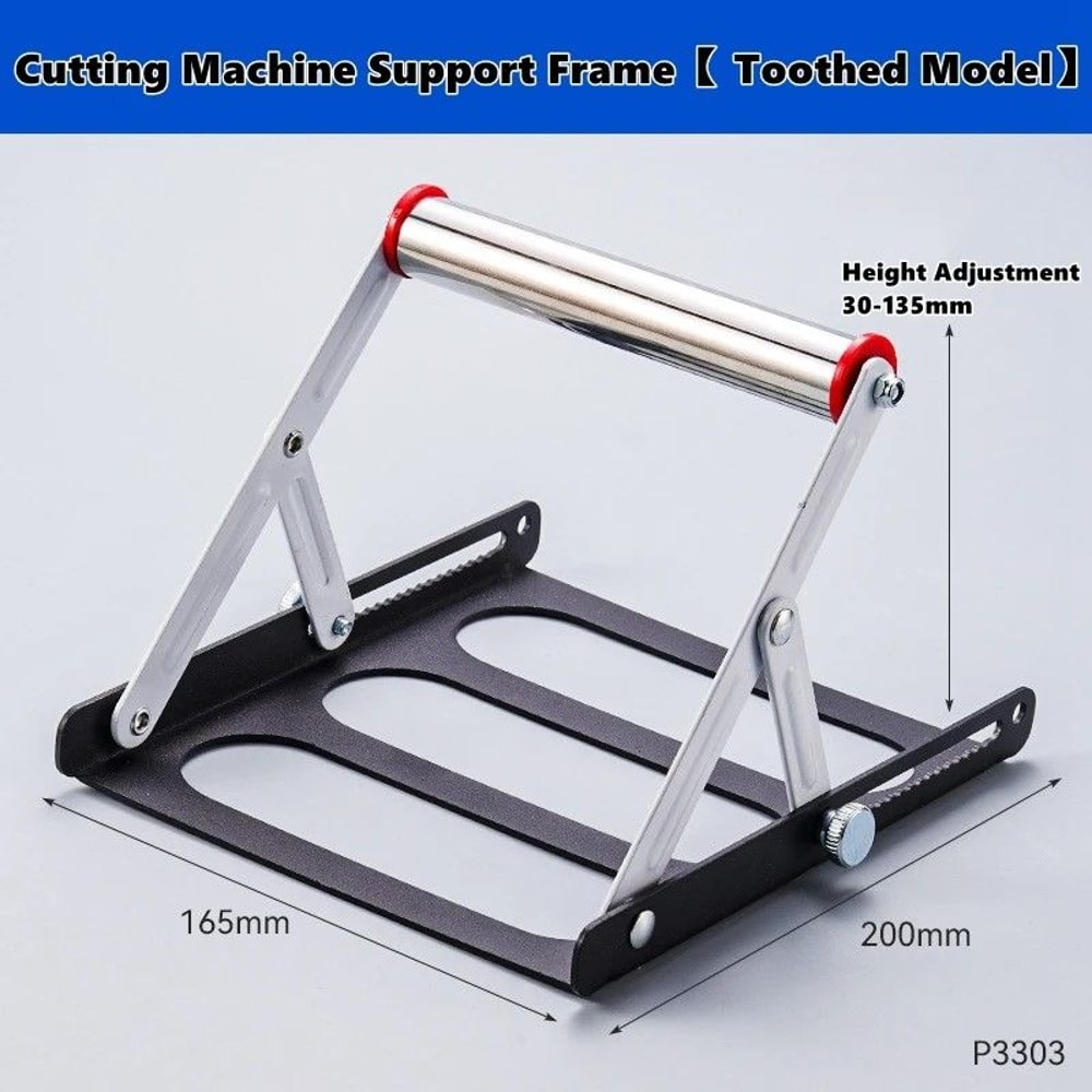 PrecisionLift Adjustable Height Roller Stand For Table Miter Saws 7
