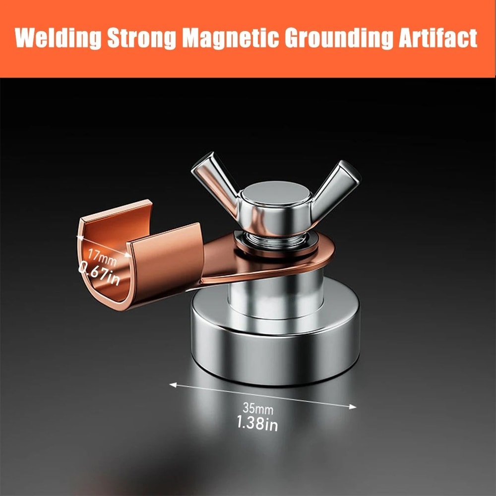 GroundMaster Pro Strong Magnetic Welding Ground Clamp 2
