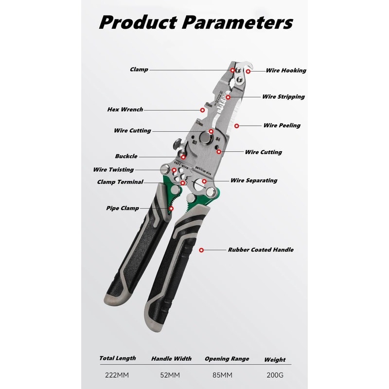ProMaster FoldAway Electrician Multi Tool 10