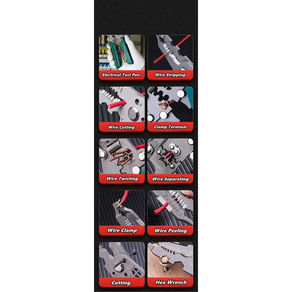 ProMaster FoldAway Electrician Multi Tool 11