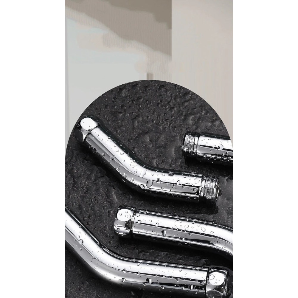 AdjustaTilt Premium Shower Arm Elbow Universal 135 Angle Adapter For Handheld TopSpray Heads 0
