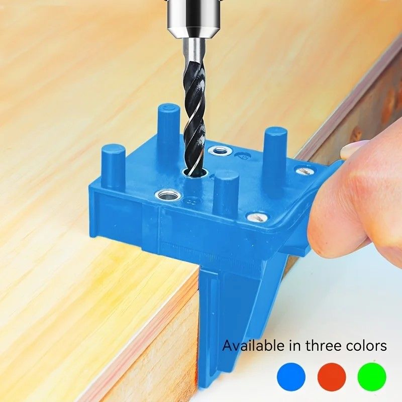 Precision Corner Drill Guide Locator StraightHole Woodworking Clamp With BuiltIn Drilling Guide 1