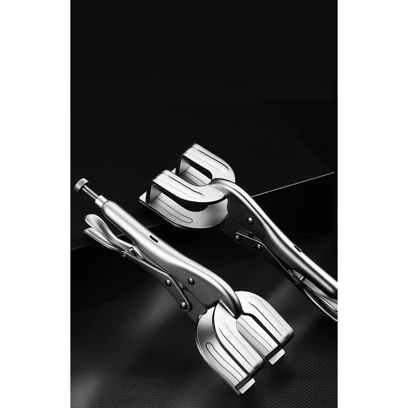 HeavyDuty UShape Welding Locking Pliers Adjustable Metal Fabrication Clamp 4