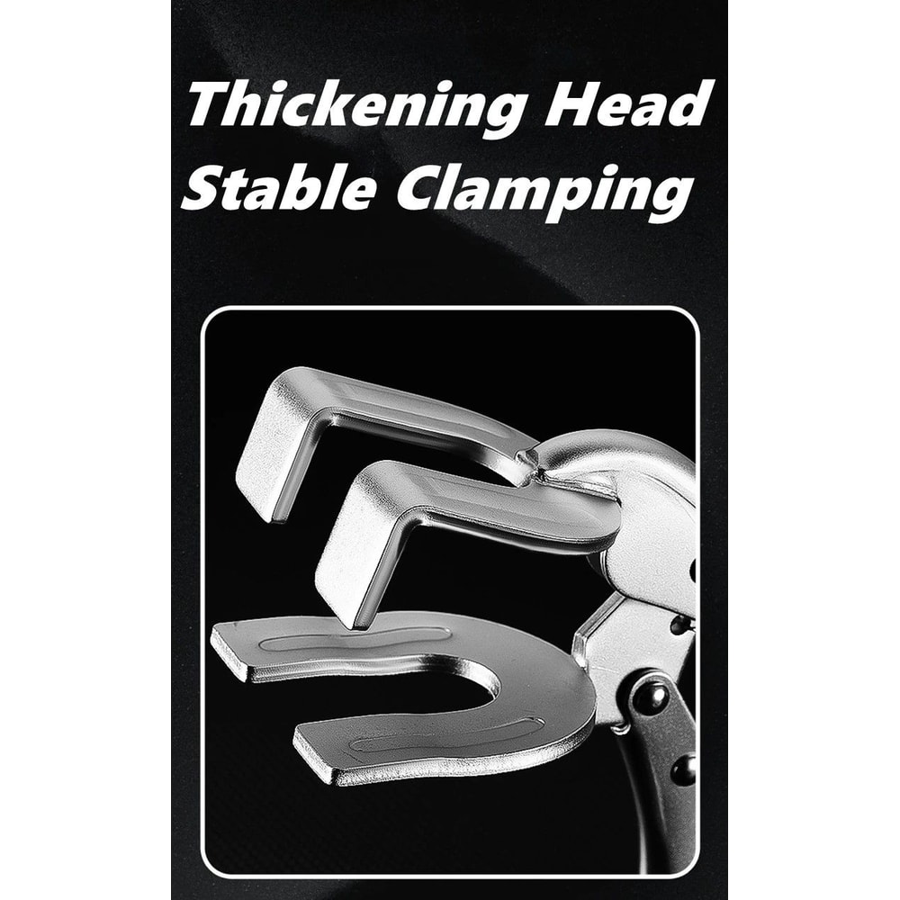 HeavyDuty UShape Welding Locking Pliers Adjustable Metal Fabrication Clamp 8