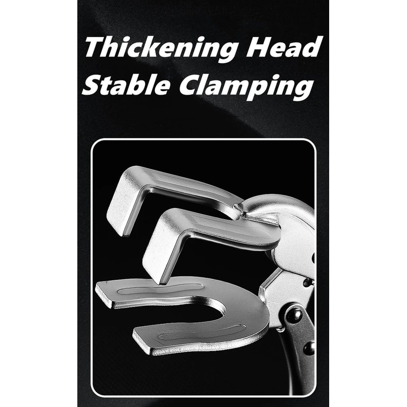 HeavyDuty UShape Welding Locking Pliers Adjustable Metal Fabrication Clamp 8