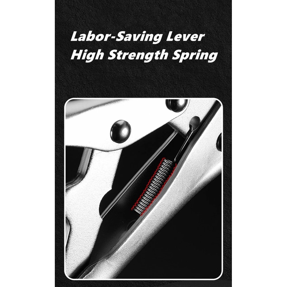 HeavyDuty UShape Welding Locking Pliers Adjustable Metal Fabrication Clamp 9