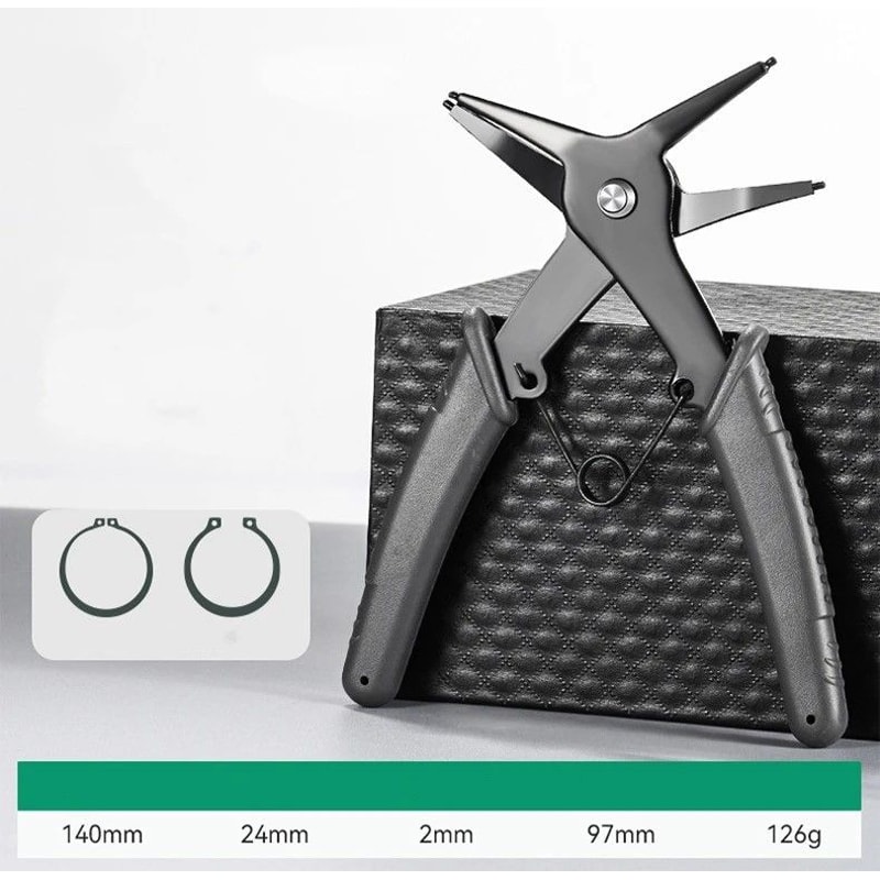 PrecisionMulti SnapRing Circlip Pliers Internal External Retaining Ring Tool 5