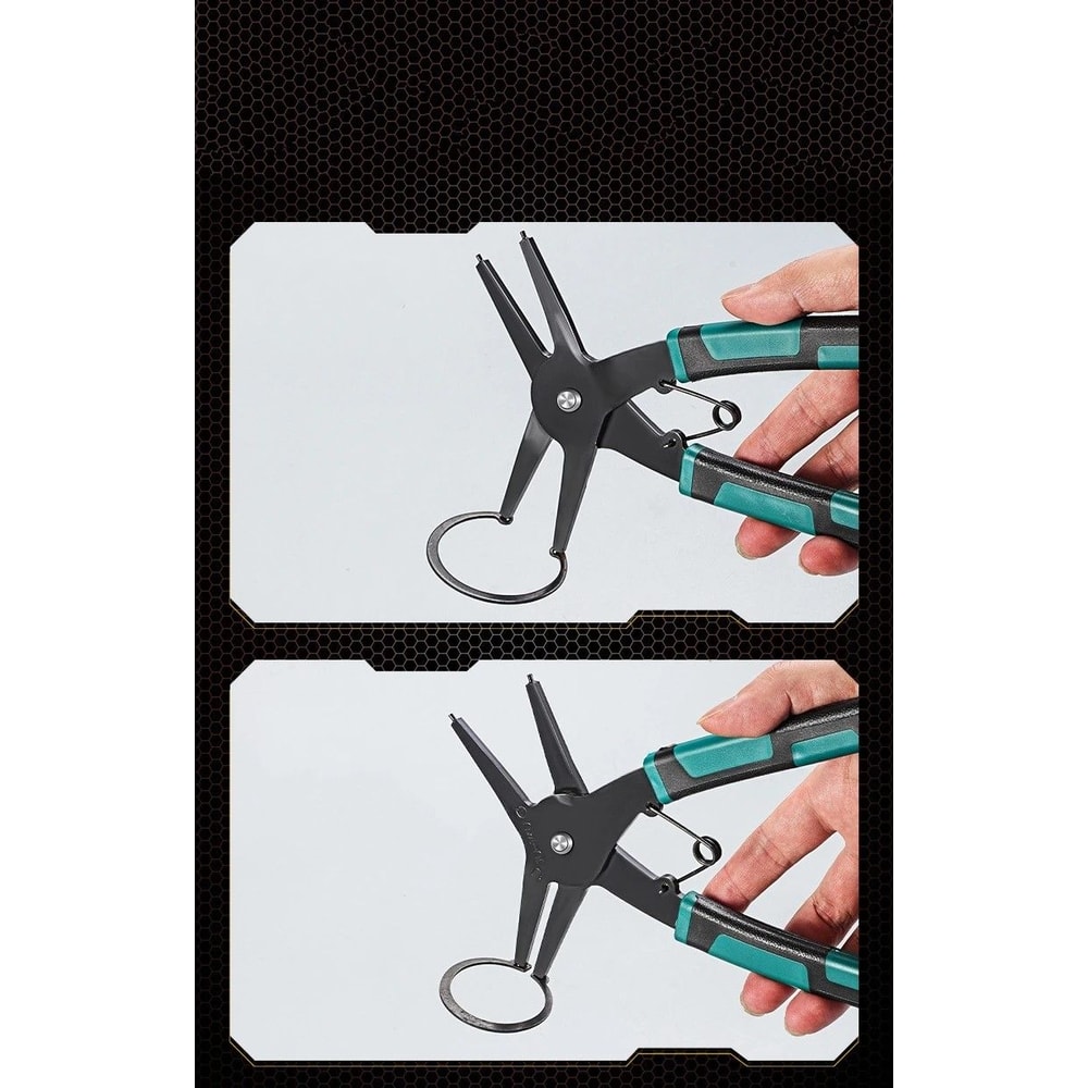 PrecisionMulti SnapRing Circlip Pliers Internal External Retaining Ring Tool 7