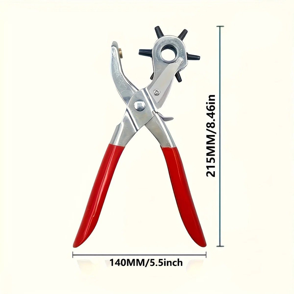 Ultimate Leather Belt Hole Punch Plier Kit Premium Leathercraft Hand Tools Set 2