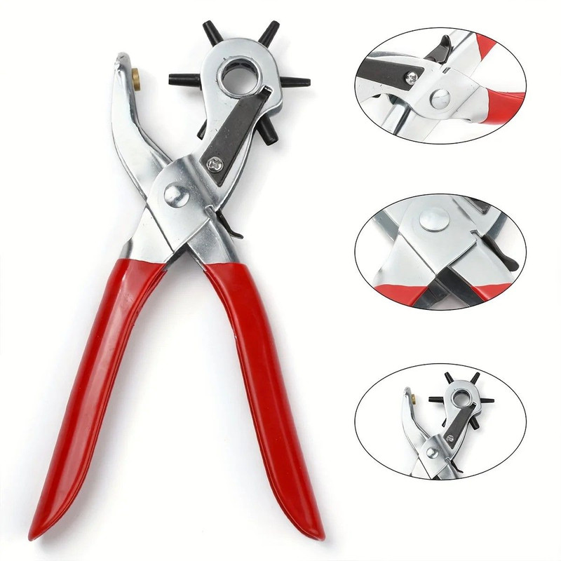 Ultimate Leather Belt Hole Punch Plier Kit Premium Leathercraft Hand Tools Set 1