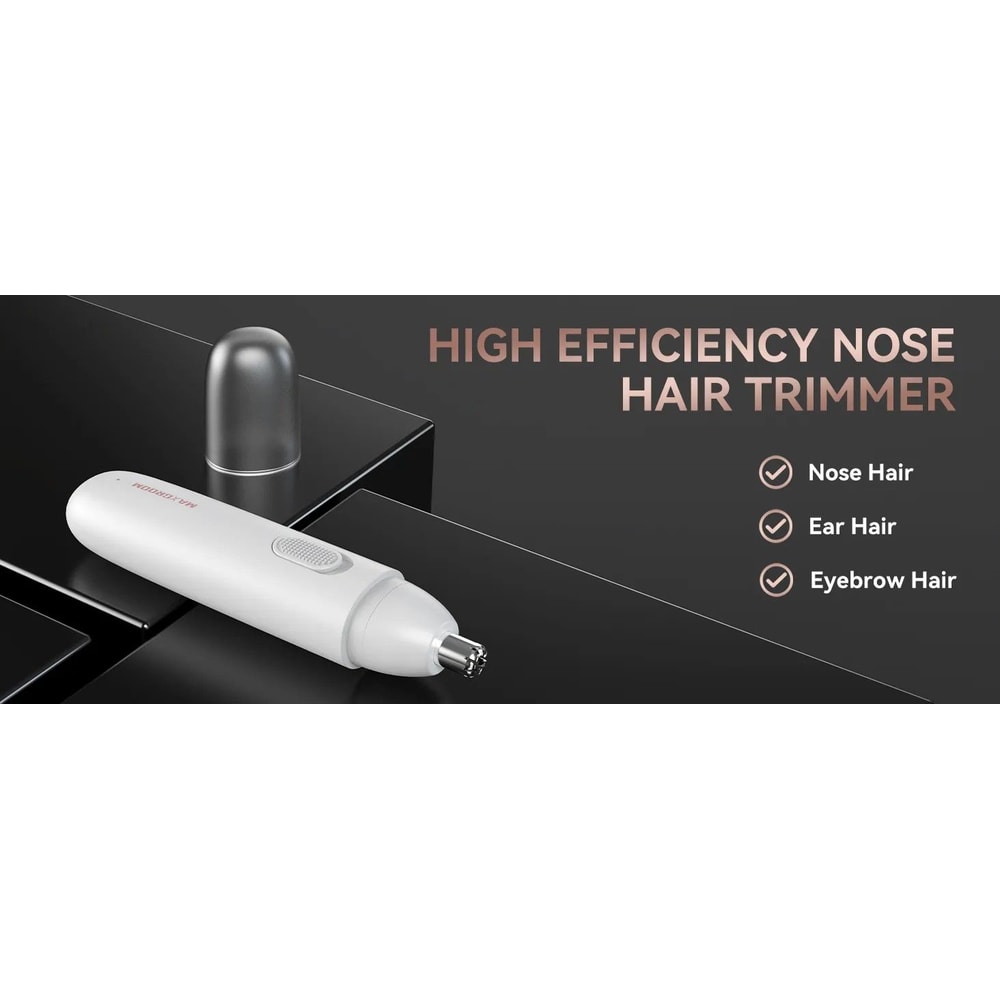 MAXGROOM Precision Rechargeable Nose Ear Hair Trimmer 0