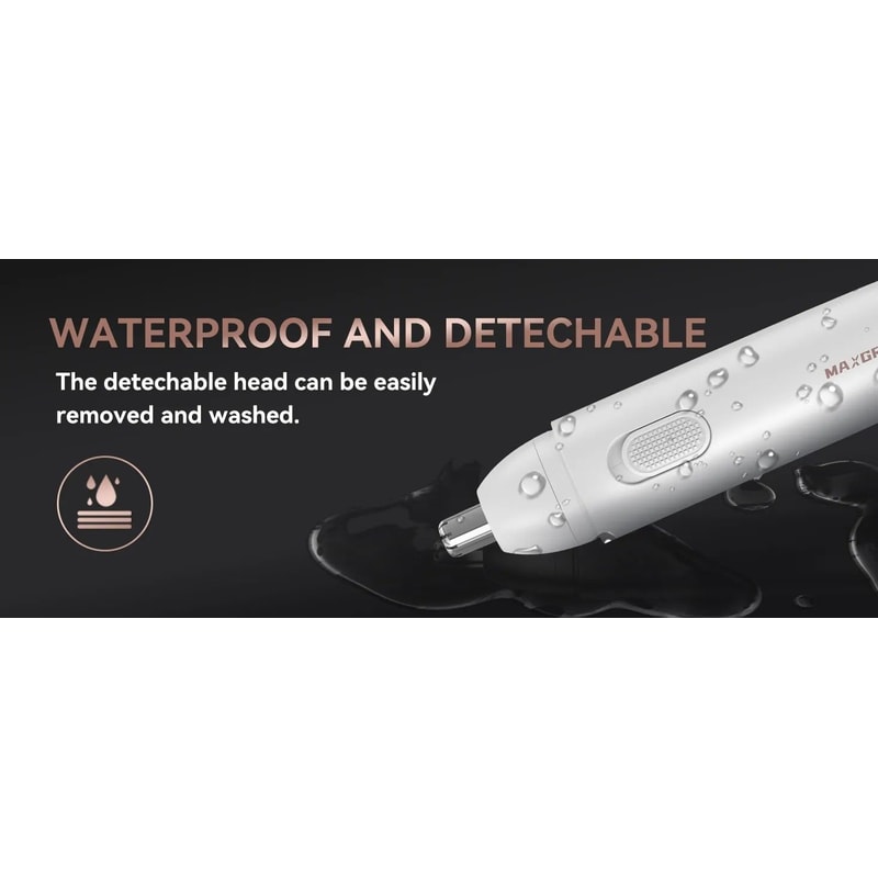 MAXGROOM Precision Rechargeable Nose Ear Hair Trimmer 1