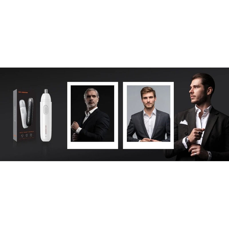 MAXGROOM Precision Rechargeable Nose Ear Hair Trimmer 6