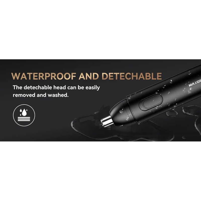 MAXGROOM Precision Rechargeable Nose Ear Hair Trimmer 3