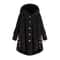 CosyHood Wool Blend Hooded Womens Coat Warm Autumn Winter Solid Colour Plush Jacket 2