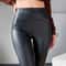 Sleek Warm HighWaist Matte PU Leather Leggings 3