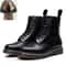 Urban Edge Genuine Leather Ankle Motorcycle Chelsea Boots Premium Platform Cowboy Style 5