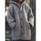 Warm Luxe Womens Chunky Knit ButtonDown Cardigan Coat With Pockets 5